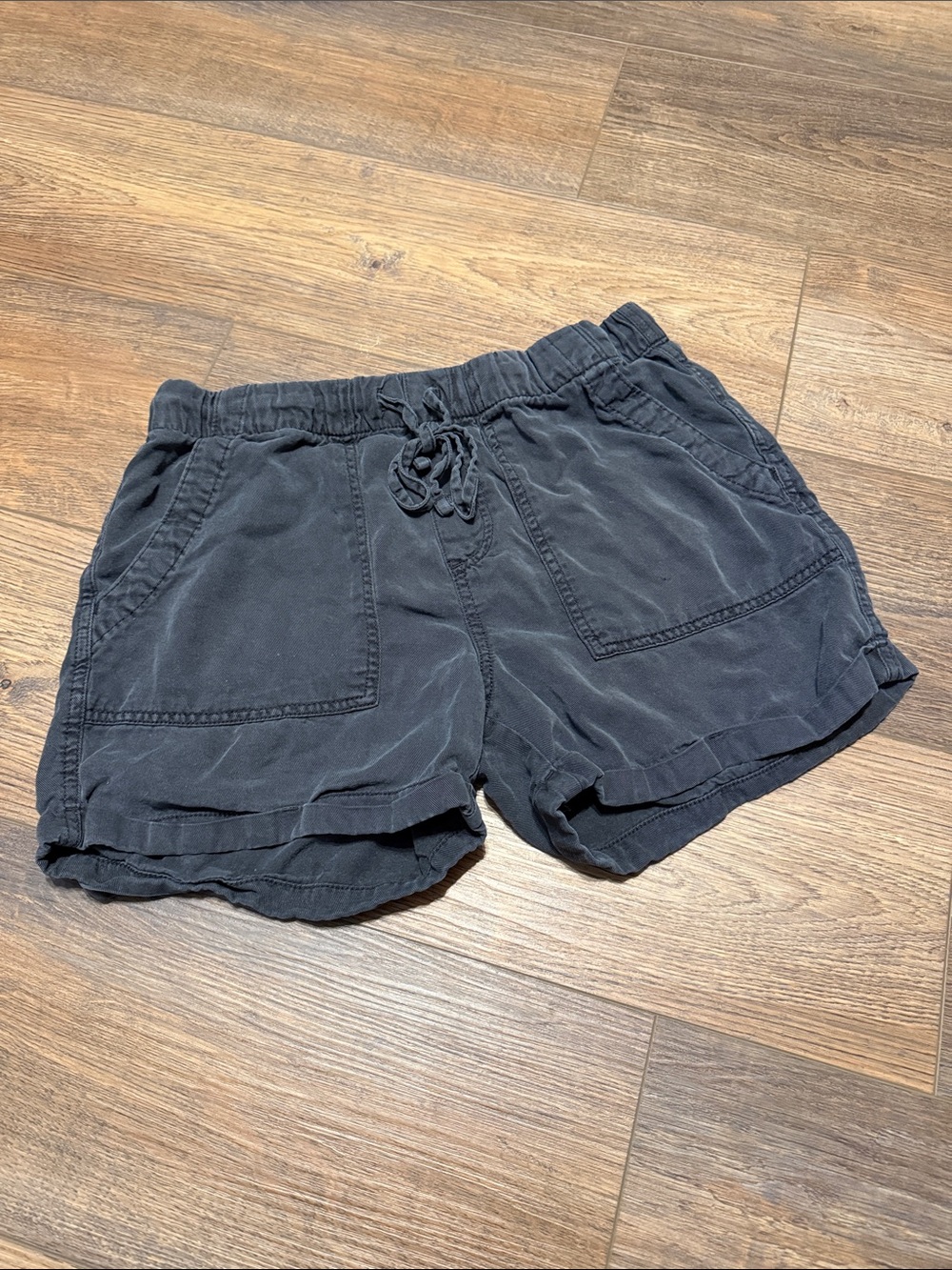 Women's Black Casual Gap Shorts